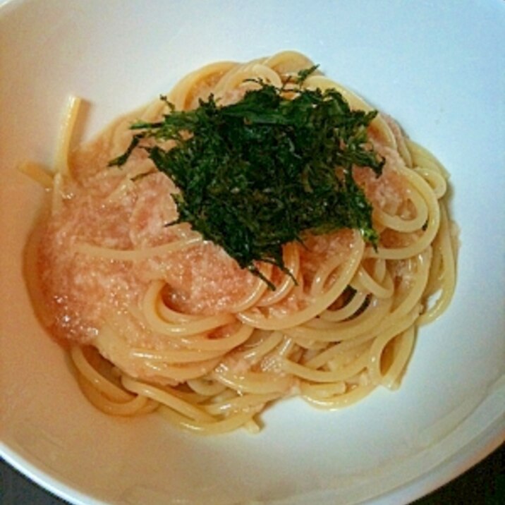 ☆とろろ明太子の冷たいパスタ☆